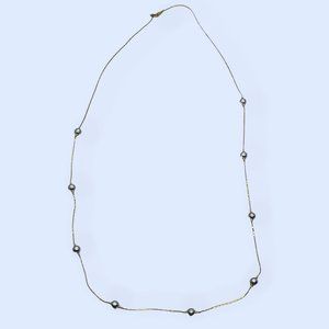 14" Pewter & Gold-Tone Necklace